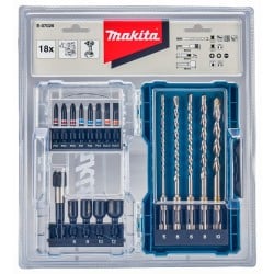 Zestaw bitów wierteł i nasadek 18cz MAKITA E-07026