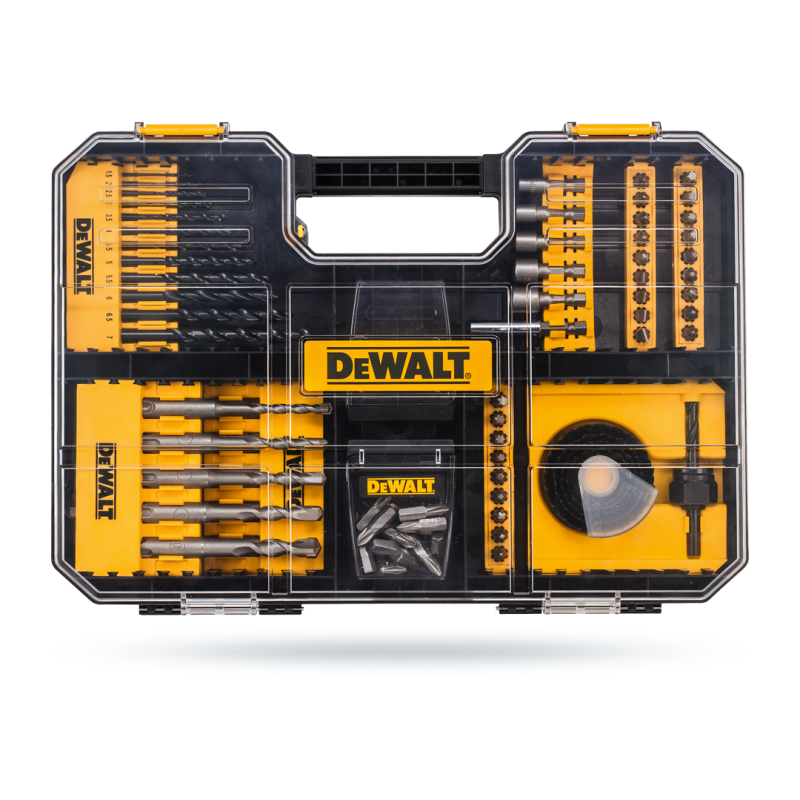 Zestaw 102 bitów wierteł i nasadek DEWALT DT71583