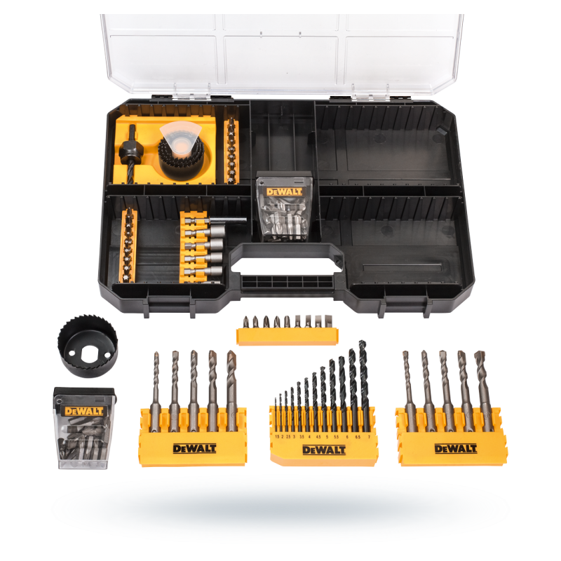 Zestaw 102 bitów wierteł i nasadek DEWALT DT71583