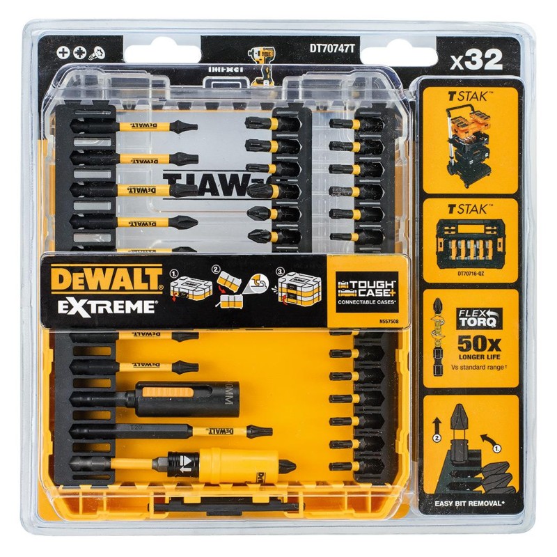 Zestaw bitów 32 cz. IMPACT EXTREME DeWALT DT70747T