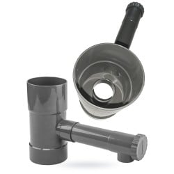 Zbieracz / łapacz wody deszczowej z zaworem 100mm