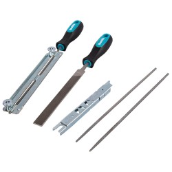 Zestaw pilników do ostrzenia łańcucha 4mm Makita