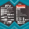 Zestaw narzędzi ręcznych Makita E-08458 87 części walizka