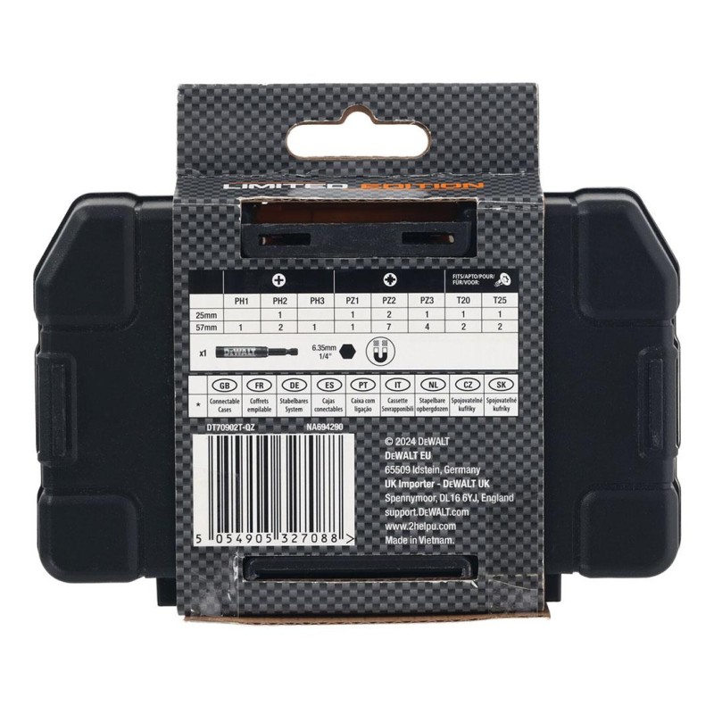 Zestaw bitów udarowych DeWALT DT70902T-QZ McLAREN FLEXTORQ 28 cz. kasetka