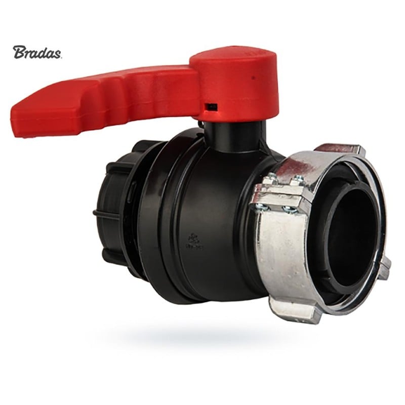 Zawór kulowy IBC GW S75x6 z wylotem GZ S60x6