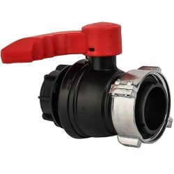 Zawór kulowy IBC GW S75x6 z wylotem GZ S60x6