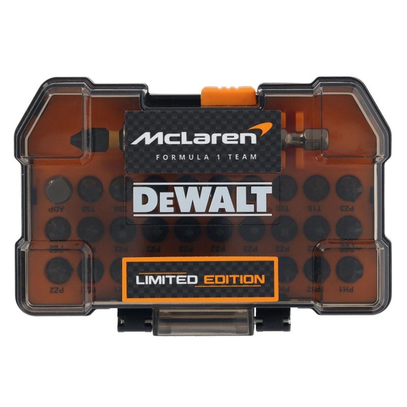 Zestaw bitów udarowych DeWALT DT70901T-QZ McLAREN FLEXTORQ 32cz. kasetka