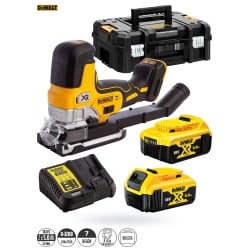 Wyrzynarka bezszczotkowa 18V XR gł/cię 135mm DCS335P2 DEWALT 2x aku XR Li-Ion 5Ah kufer TSTAK