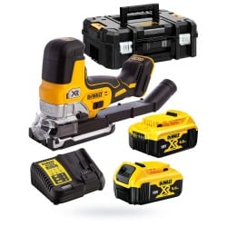 Wyrzynarka bezszczotkowa 18V XR gł/cię 135mm DCS335P2 DEWALT 2x aku XR Li-Ion 5Ah kufer TSTAK