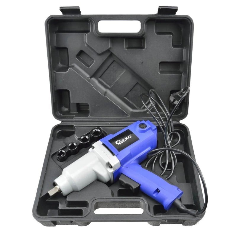 Klucz udarowy 1/2'' 320Nm elektryczny + 4 nasadki