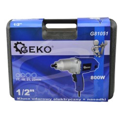 Klucz udarowy 1/2'' 320Nm elektryczny + 4 nasadki