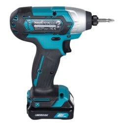 Akumulatorowa zakrętarka udarowa Makita TD110DSAE 12V max CXT 1/4" 110 Nm walizka