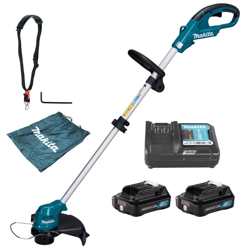 Podkaszarka akumulatorowa do trawy Makita UR100DWAE CXT 12V 2x2Ah XPT 260mm