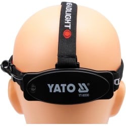 Latarka czołowa Yato YT-08590 POWER LED 3W 100 lm 100 m regulacja kąta IP20