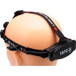 Latarka czołowa Yato YT-08590 POWER LED 3W 100 lm 100 m regulacja kąta IP20