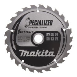 Piła tarczowa Makita B-62985-2 SPECIALIZED z widią EFFICUT 165x20x1,4mm 25T 2szt.