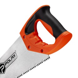 Piła ręczna Polax 47-009 do drewna mokrego 400mm 9TPI 55HRC stal hartowana