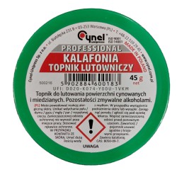 Kalafonia CYNEL 45g | Topnik lutowniczy bursztynowy do elektroniki