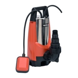 Pompa zatapialna YATO YT-85343 INOX 1100W z pływakiem monoblokowa 17000 l/h