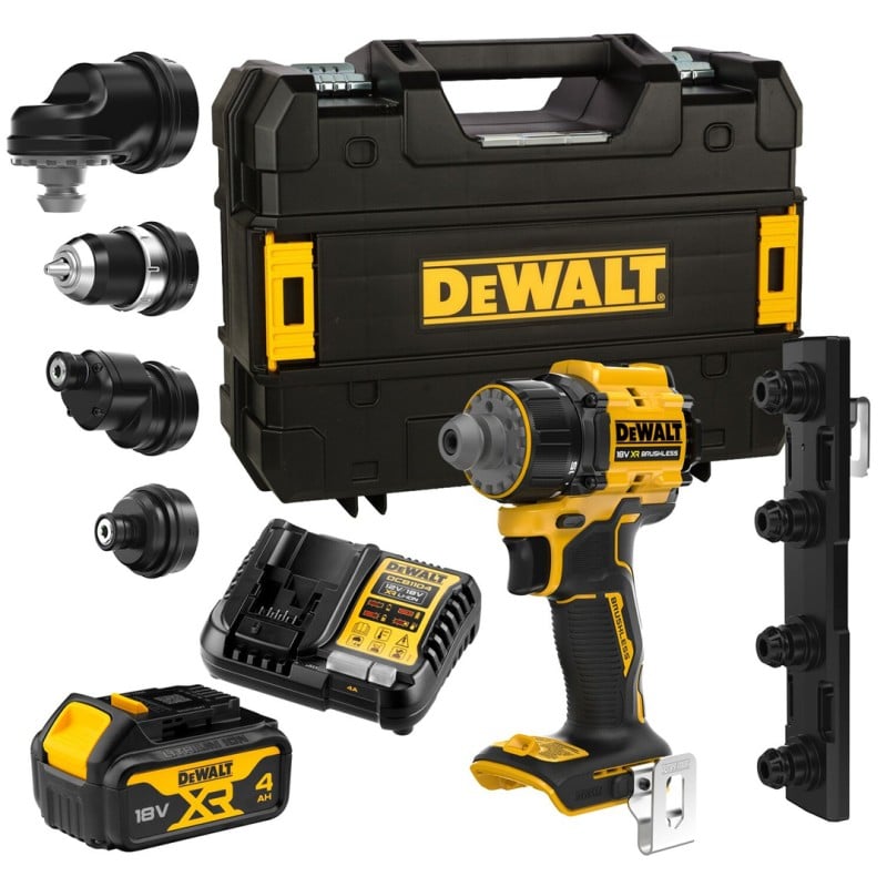 Akumulatorowa wiertarko-wkrętarka DeWALT DCD803M1T-QW 18V XR 1x4Ah 73Nm 4w1 TSTAK