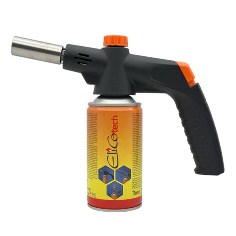 Palnik gazowy ELICO Tech 500403 na naboje z PIEZO śrubowy 1300°C + gaz 300ml