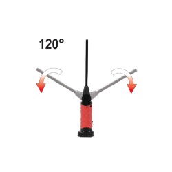 Lampa warsztatowa YATO YT-08518 COB LED 5W + 3W łamana z magnesem