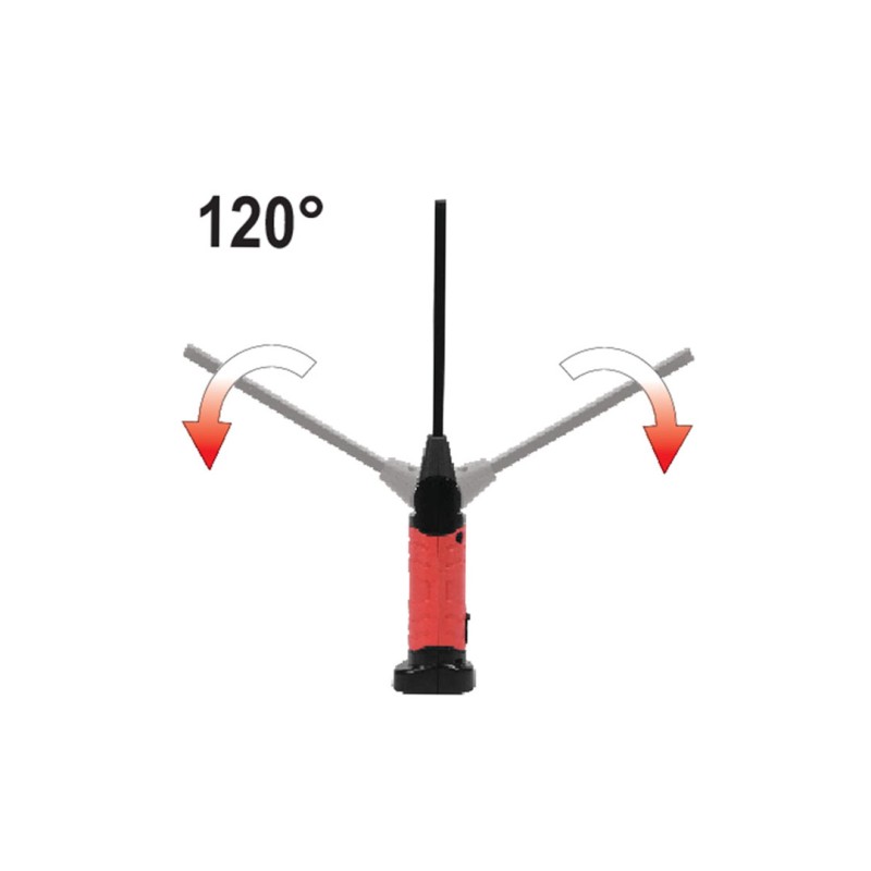 Lampa warsztatowa YATO YT-08518 COB LED 5W + 3W łamana z magnesem