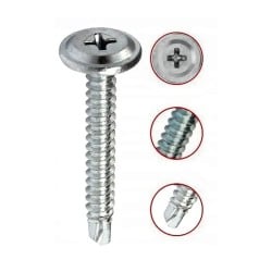 Wkręt samowiercący podkładkowy ocynk Wkręt-Met WSPC-42045 4,2x45mm 300szt.