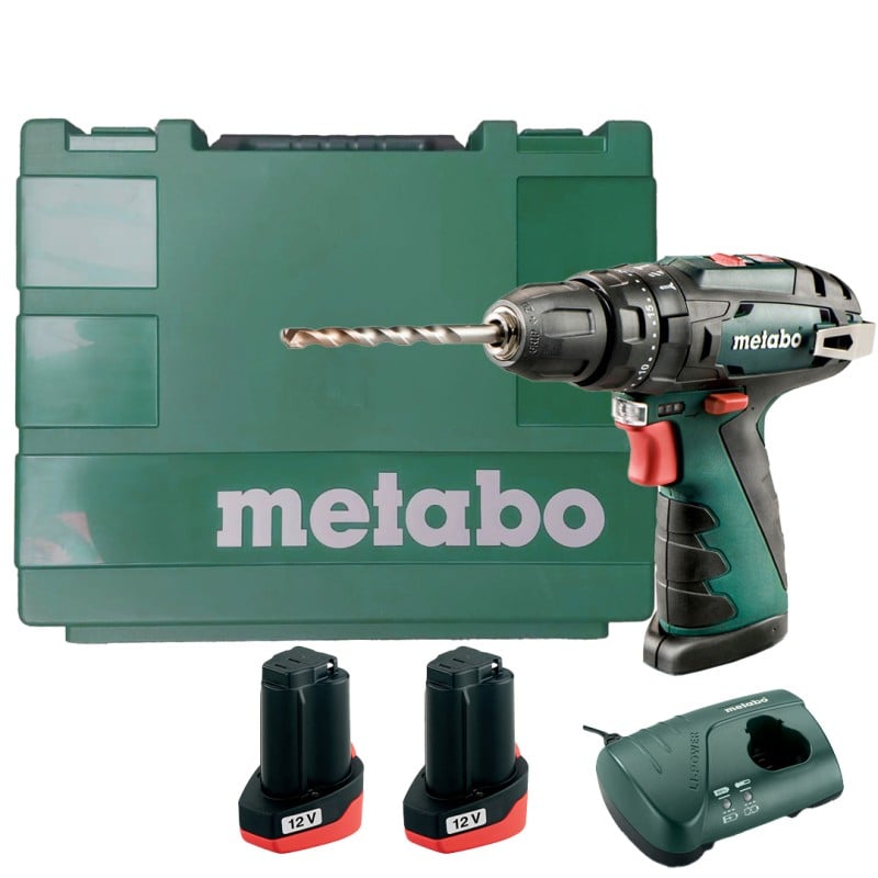 Wiertarko-wkrętarka udarowa Metabo PowerMaxx SB 600385500 12V 2x2Ah Li-Ion walizka