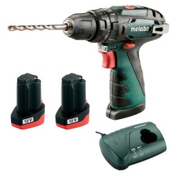 Wiertarko-wkrętarka udarowa Metabo PowerMaxx SB 600385500 12V 2x2Ah Li-Ion walizka