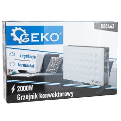 Grzejnik konwektorowy GEKO G80443 MODERN ELEGANT 2000W IPX0 wolnostojący