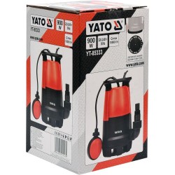 Pompa zatapialna Yato YT-85333 900W 18000 l/h 8,9 m 3w1 IPX8 pływak