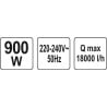 Pompa zatapialna Yato YT-85333 900W 18000 l/h 8,9 m 3w1 IPX8 pływak