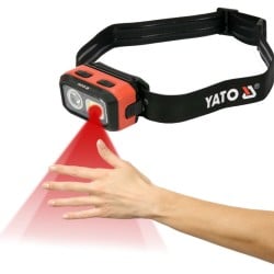 Latarka czołowa Yato YT-08593 500lm Li-Ion 1000mAh IP54 czujnik ruchu