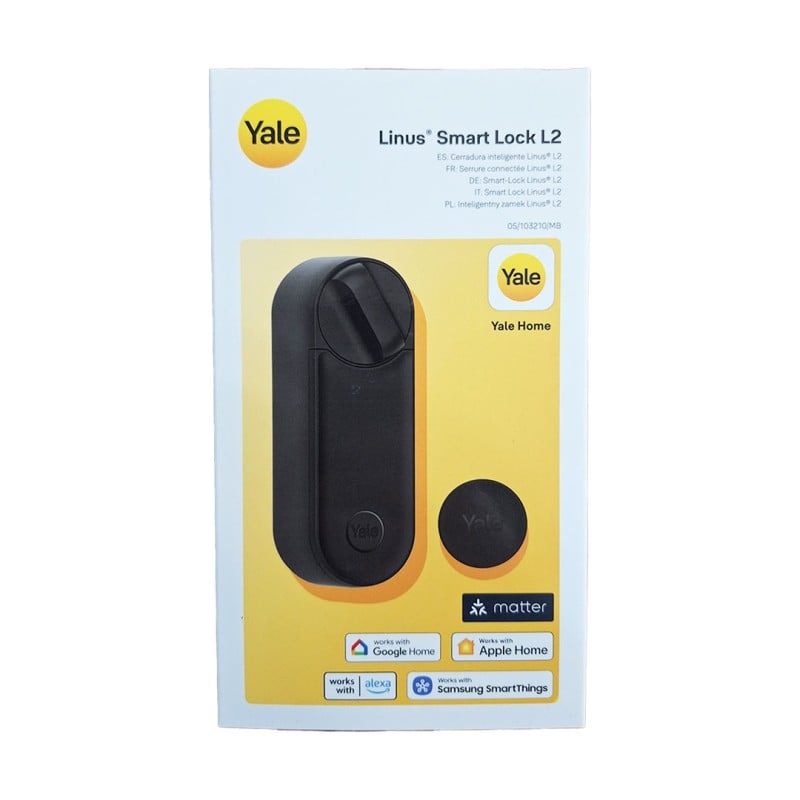 Zamek elektroniczny Yale LINUS Smart Lock L2 WiFi bluetooth czarny