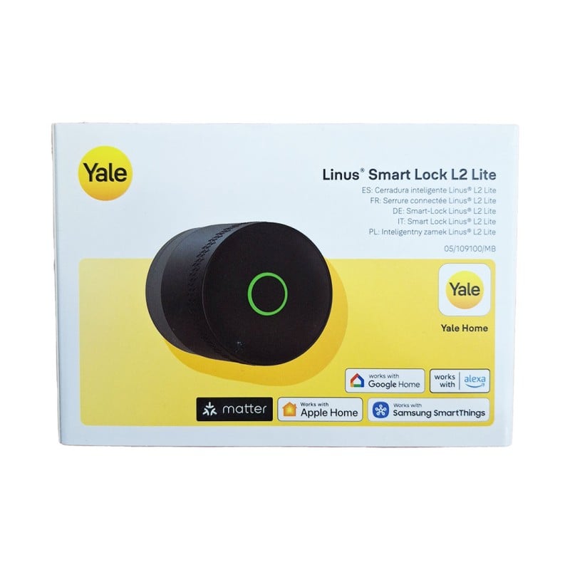 Zamek elektroniczny inteligentny Yale LINUS Smart Lock L2 LITE czarny mat