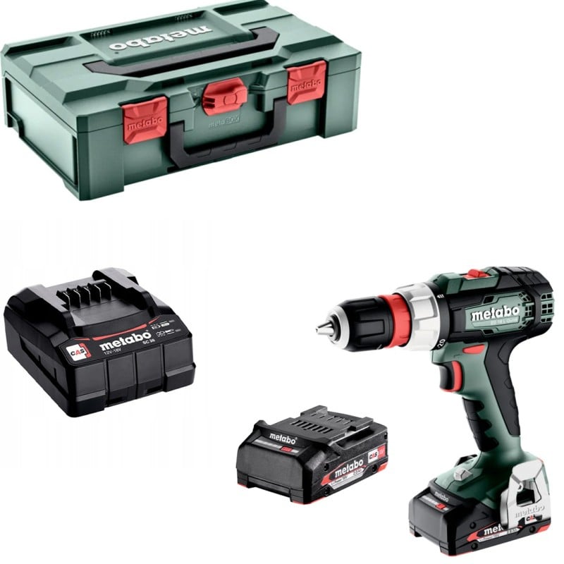 Akumulatorowa wiertarko-wkętarka Metabo BS 18 L Quick 614052500 2x2Ah walizka