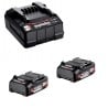 Akumulatorowa wiertarko-wkętarka Metabo BS 18 L Quick 614052500 2x2Ah walizka