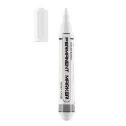 Marker permanentny biały Polax 49-0061 4 mm 10 szt.