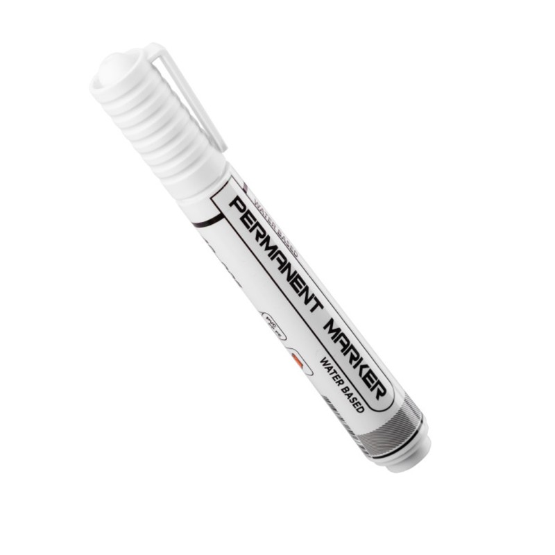 Marker permanentny biały Polax 49-0061 4 mm 10 szt.