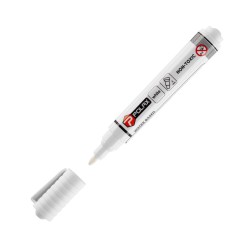 Marker permanentny biały Polax 49-0061 4 mm 10 szt.