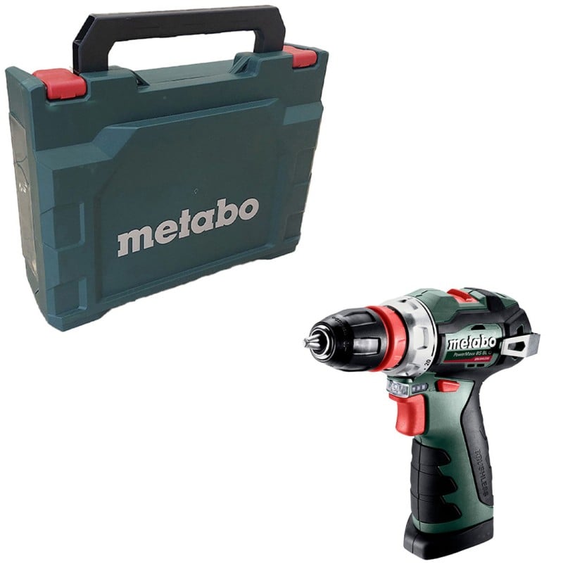 Wiertarko-wkrętarka Metabo PowerMaxx BS BL Quick 601039890 12V BODY walizka