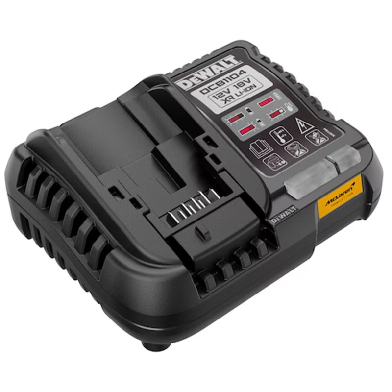 Wiertarko-wkrętarka udarowa DeWALT DCD86MP2KT-QW 2x5Ah McLaren miara+bity walizka