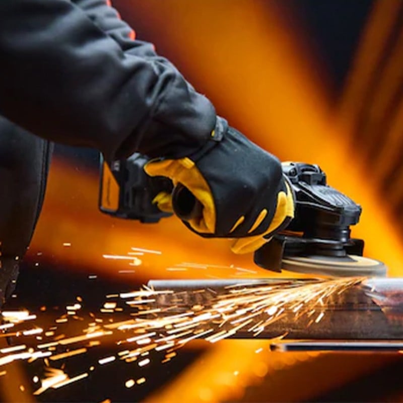 Akumulatorowa szlifierka kątowa DeWALT DCG45MP2T-QW 2x5Ah McLaren BL walizka