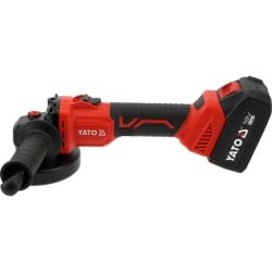 Akumulatorowa szlifierka kątowa YATO YT-828252 18V 125 mm BL M14 2x4Ah+ładowarka