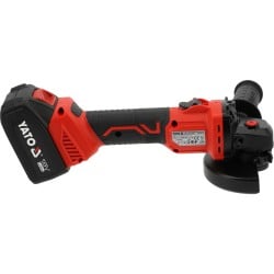 Akumulatorowa szlifierka kątowa YATO YT-828252 18V 125 mm BL M14 2x4Ah+ładowarka