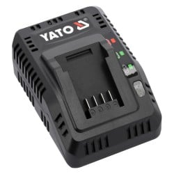 Akumulatorowa szlifierka kątowa YATO YT-828252 18V 125 mm BL M14 2x4Ah+ładowarka