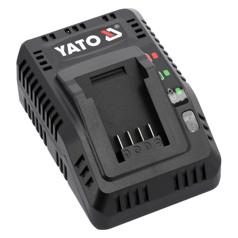 Akumulatorowa szlifierka kątowa YATO YT-828252 18V 125 mm BL M14 2x4Ah+ładowarka