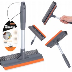 Ściągaczka do mycia szyb Bradas ES9439 8’’ aluminiowy trzonek 24cm