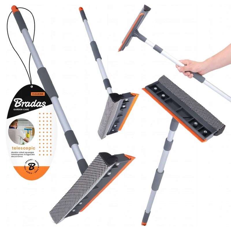 Ściągaczka do mycia szyb Bradas ES2110 8’’ aluminiowy trzonek teleskop 60-95cm
